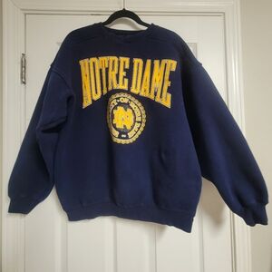 Vintage Galt Crew University Of Notre Dame Sweatshirt Size Large.